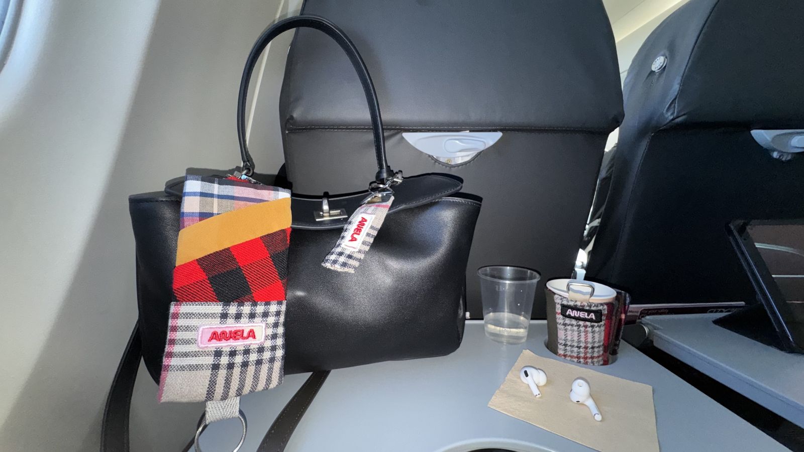 ANELA accessories on a journey